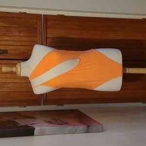 NWOT cut out sling neon one piece bathing suit sz XL by matte swim